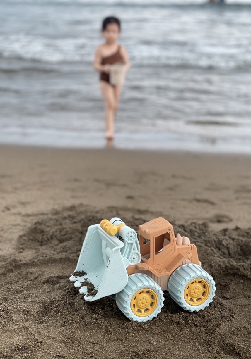 環保材質挖沙玩具- 推土機