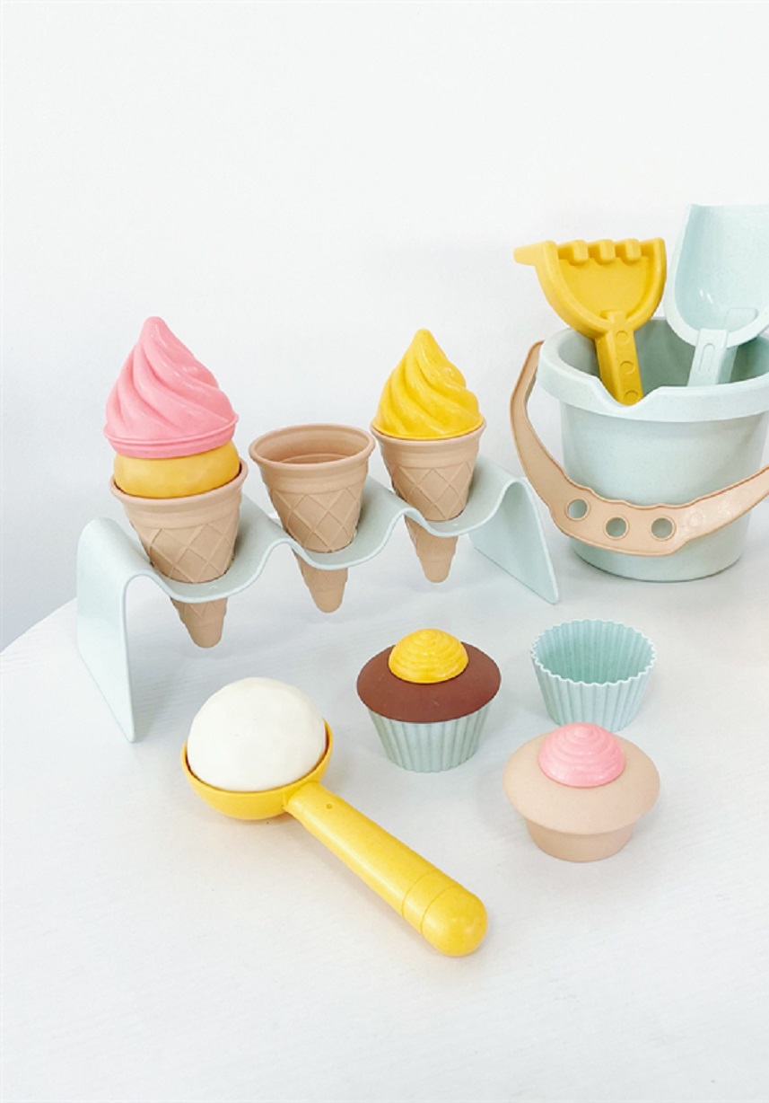 環保材質挖沙玩具- 冰淇淋7件組