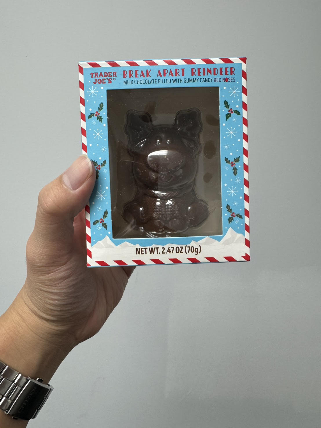 Trader Joe’s 聖誕限定馴鹿巧克力