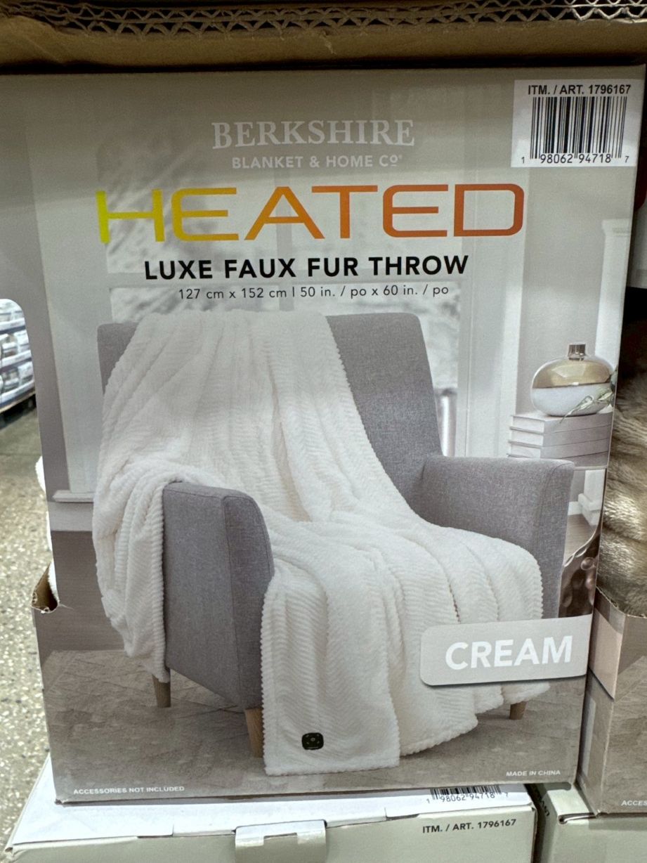 Berkshire加熱毛毯 (白色)