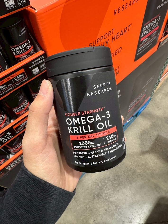 Sports Research 雙倍強度 Omega-3 南極磷蝦油