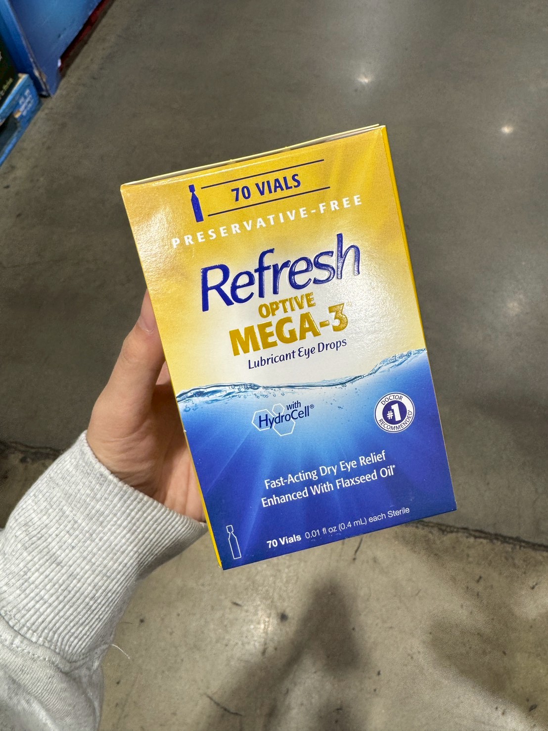 Refresh Optive MEGA-3 無防腐劑人工淚液