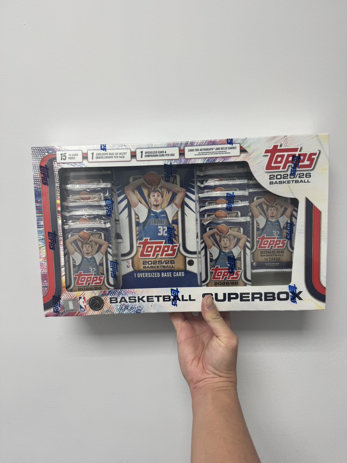 Topps ​2025–26 NBA球星卡超級盲盒 Superbox