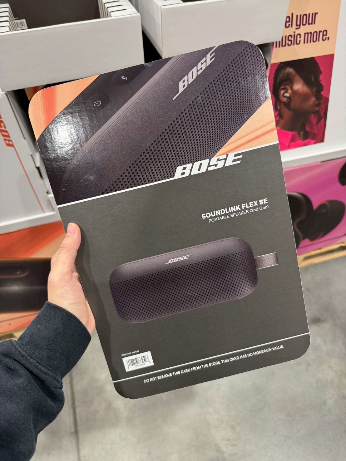 Bose SoundLink Flex SE 便攜藍牙揚聲器 (黑色)