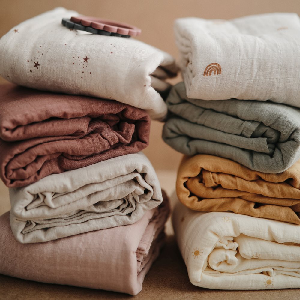bevyc,紗布巾,紗巾包巾,有機紗布包巾,美國Mushie,Mushie嬰兒有機紗布包巾, Mushie Swaddle
