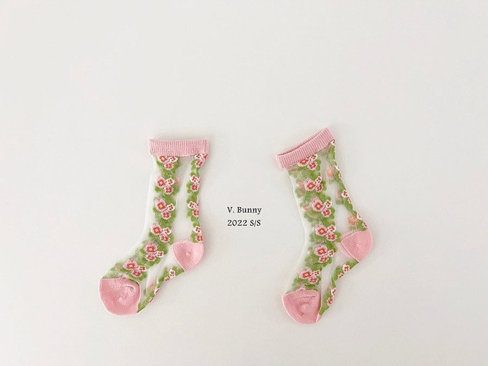 bevyc,兒童襪子,純棉兒童襪子,韓國兒童襪子,透明紗