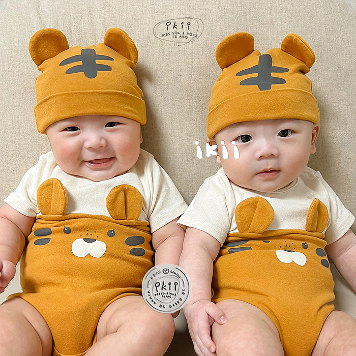bevyc,嬰幼兒,嬰幼兒服飾,韓國嬰幼兒服飾,嬰幼兒包屁衣,老虎