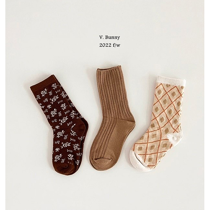 bevyc,兒童襪子,純棉兒童襪子,韓國兒童襪子,綾格紋