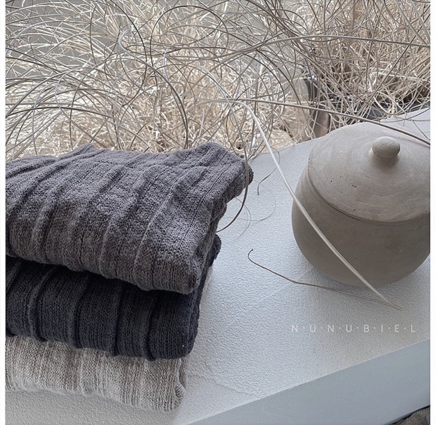 bevyc,居家服,韓國居家服套裝,針織,大地色
