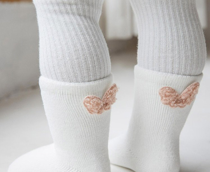bevyc,兒童襪子,純棉兒童襪子,韓國兒童襪子,止滑襪,蝴蝶